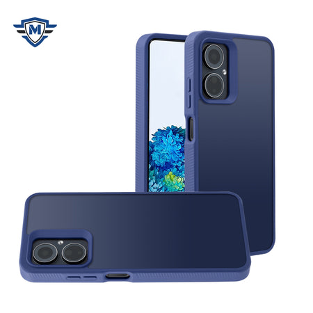 Metkase Dotted Edged Line Skin-Touch High Quality Hybrid In Slide-Out Package For Celero 3 - Dark Blue