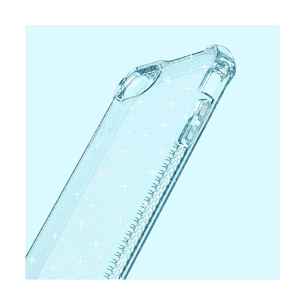 ITSKINS Origin_R Spark Case For iPhone SE ( 2022, 2020 ), 8, 7, 6 - Antimicrobial - Light Blue