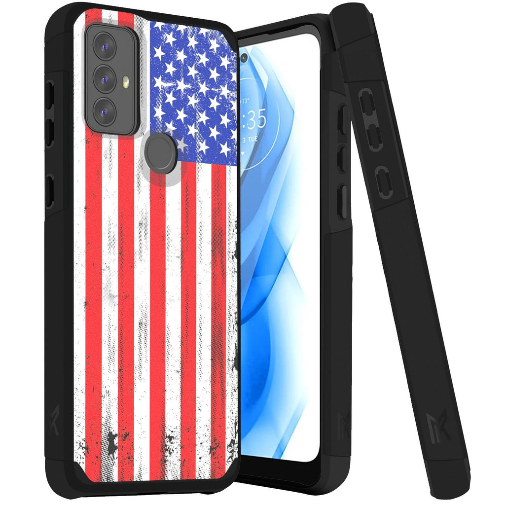 MetKase Tough Strong Hybrid (Magnet Mount Friendly) Case Cover For Moto G Play 2023 G Pure G Power (2022) - Usa