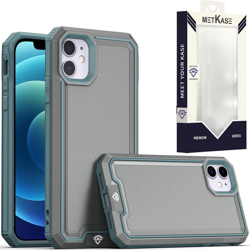 Metkase Rank Tough Strong Modern Fused Hybrid For iPhone 12 & iPhone 12 Pro - Grey