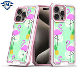 Metkase Premium Rank Design Fused Hybrid In Slide-Out Package For iPhone 11 (Xi6.1) - Flamingo