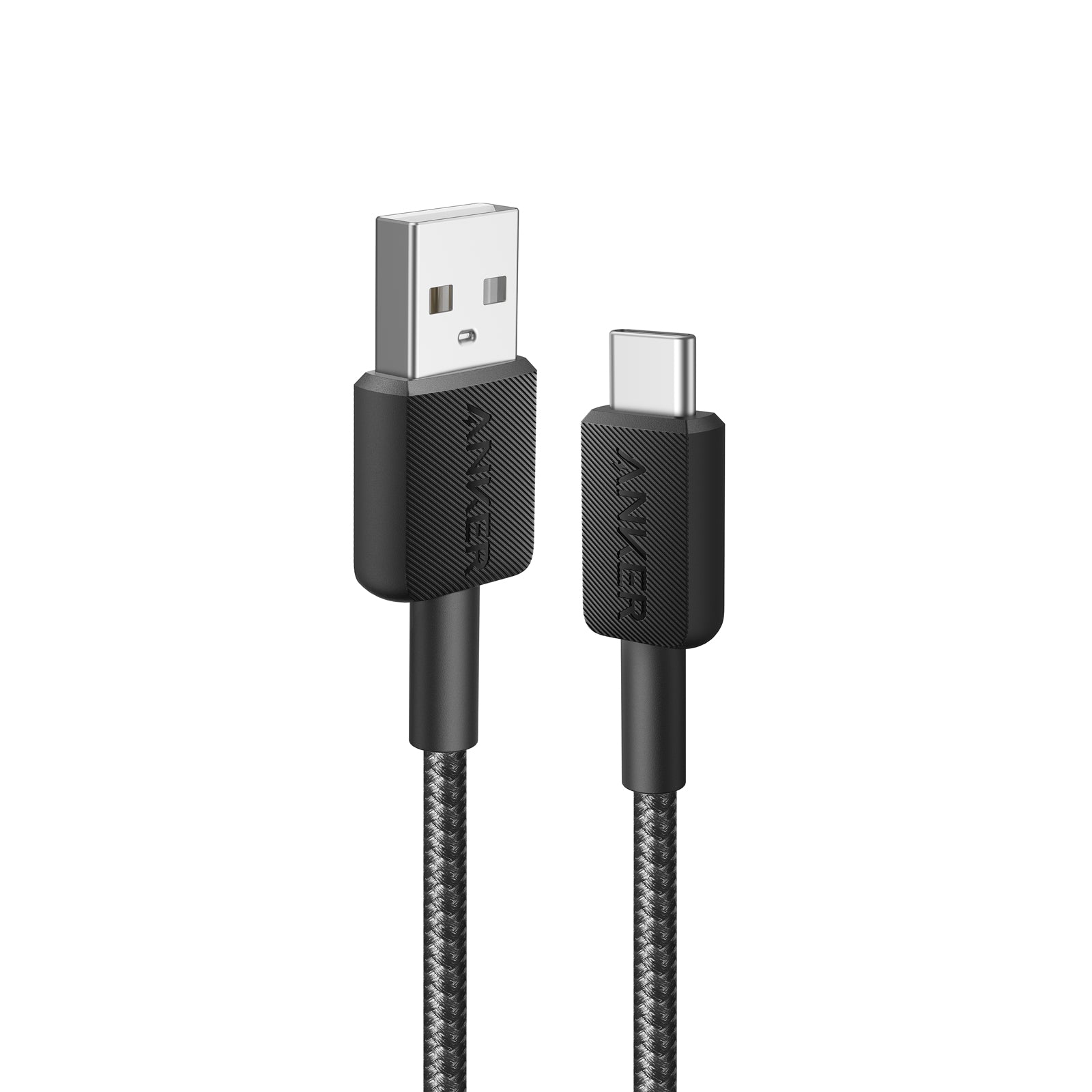 Anker 322 Braided USB-A To USB-C 3' Cable - Black