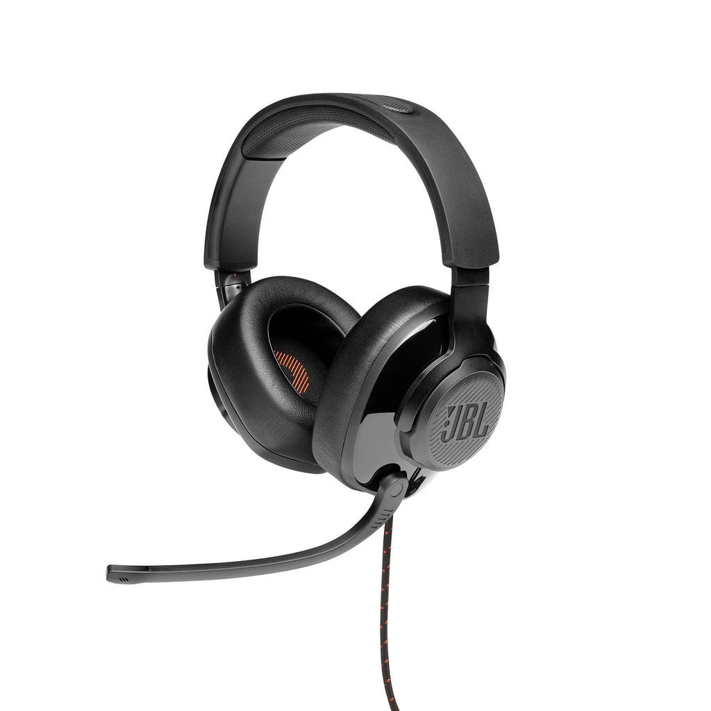 JBL Quantum 200 Wired Over-Ear Gaming Headset W/ Mic - Black
