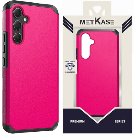 Metkase (Original Series) Tough Strong Shockproof Hybrid For Samsung A15 5G - Hot Pink